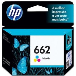 Cartucho de tinta HP 662 original colorido