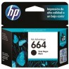 Cartucho de tinta hp 664 original preto