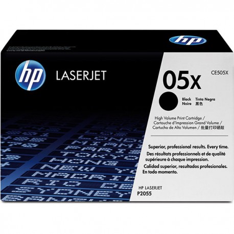 Cartucho de toner HP CE505X original HP