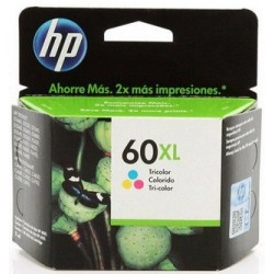 Cartucho de Tinta HP 60 original colorido XL