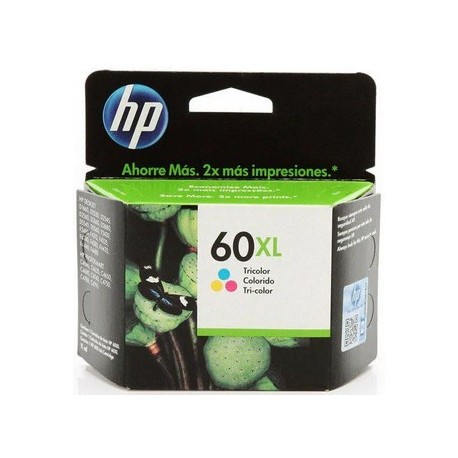 Cartucho de Tinta HP 60 original colorido XL