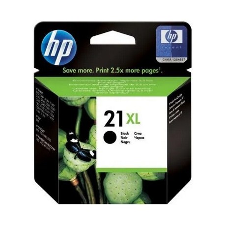 Cartucho de tinta HP 21 original preto XL