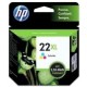 Cartucho de tinta HP 22 original colorido XL